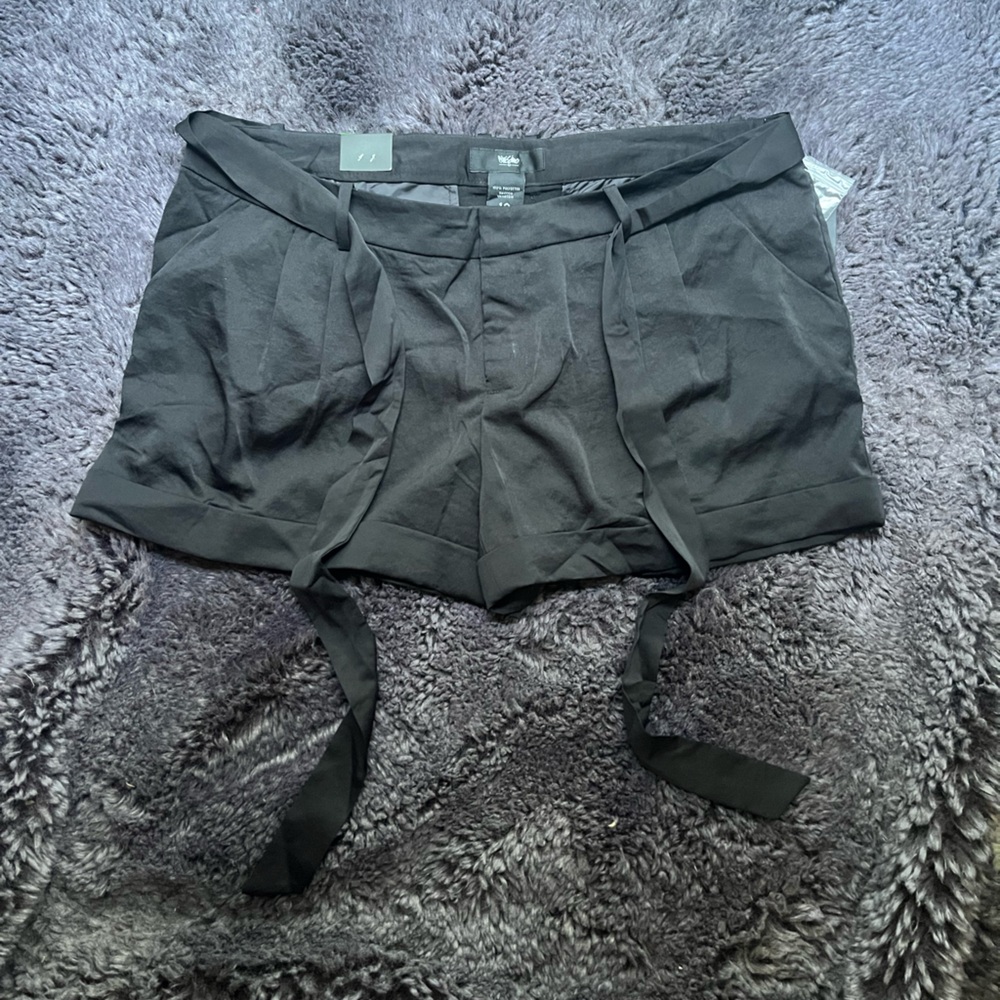 Mossimo Black satin shorts
